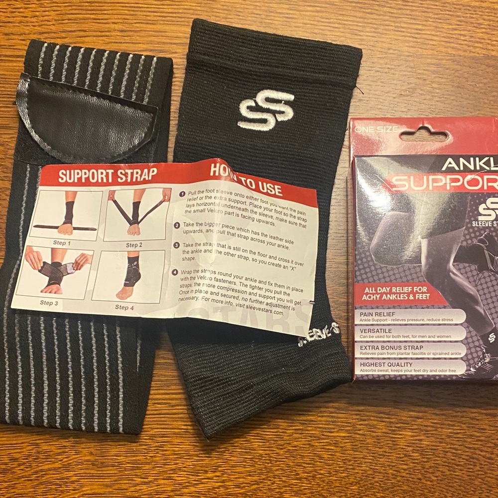 Ankle support sleeve